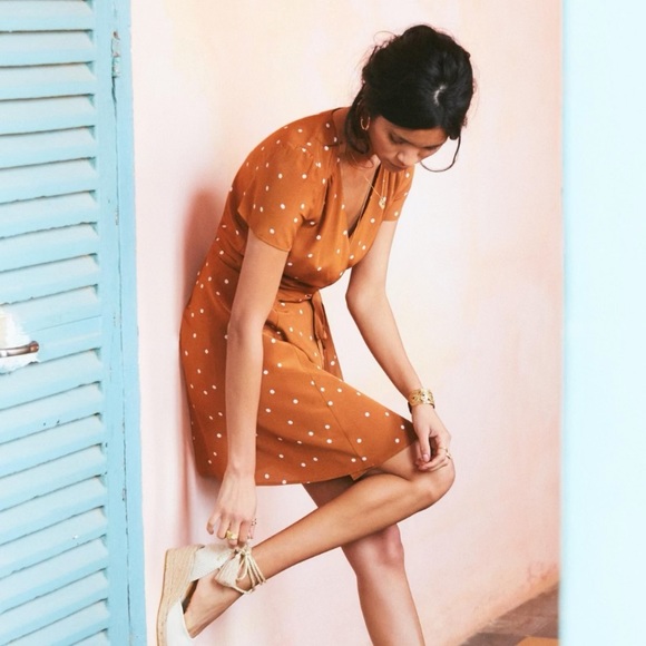 Sezane Dresses & Skirts - Sezane Silk Wrap Dress NWT